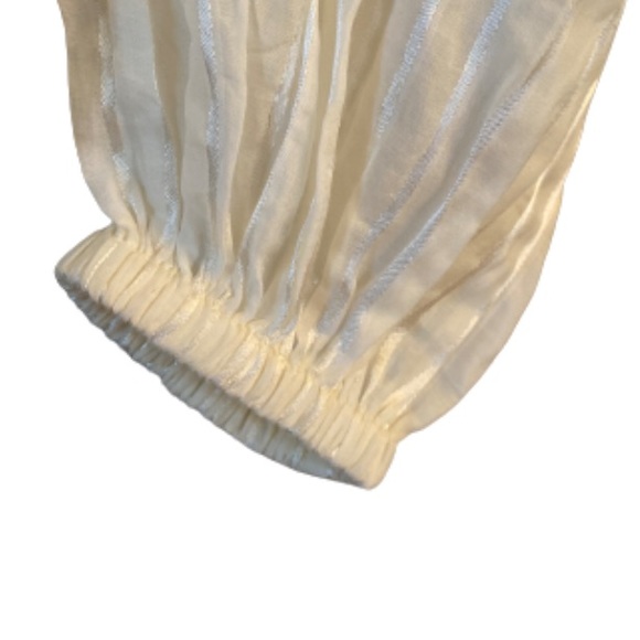 Ann Taylor striped jacquard mock neck top - XS - Picture 6 of 9